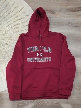 Under Armour Maroon Temple University Hoodie